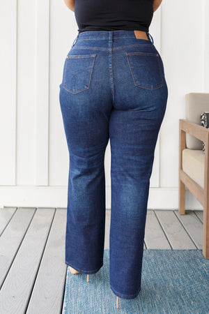 Judy Blue Arlo High Rise Button-Fly Straight Jeans - Style #88598