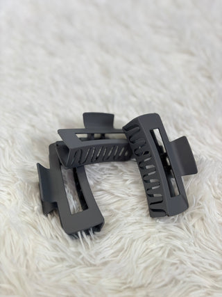 Charcoal Claw Clip