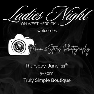 Ladies Night Photos with Moon & Stars Photography - June 11th, 5-7pm