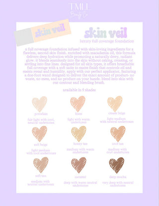 *TMLL Monthly Pre-Order* Skin Veil Luxury Full Coverage Foundation