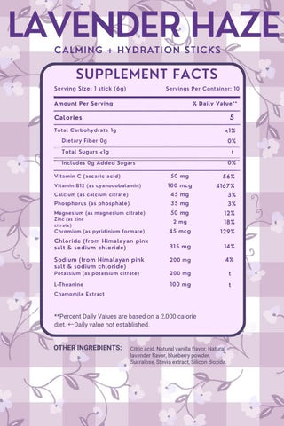 *TMLL Monthly Pre-Order* Glow Go Wellness Drinks - Lavender Haze