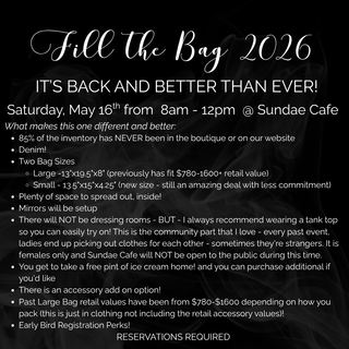 Fill the Bag Event - Saturday, May 16th - 7:30am - 12pm - Reservations Required