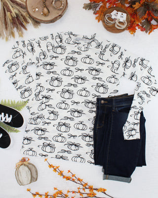Classic Pumpkins Long Sleeve Top w/ Thumbholes