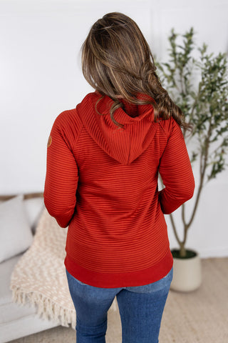 Rust Tatum Textured Hoodie