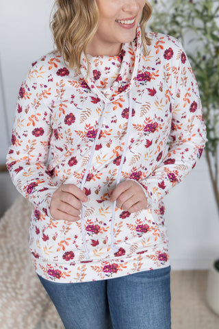 Autumn Floral Funnel Neck