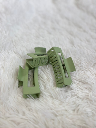 Mint Claw Clip