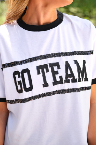 *SUNDAY PRE-ORDER* Go Team Sequin Top