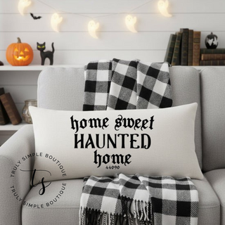 Home Sweet Haunted Home Pillow