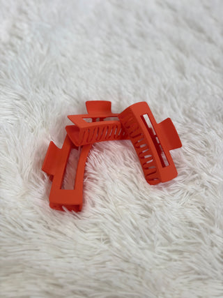 Coral Claw Clip