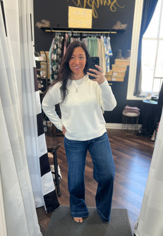 Lovely in Cream Sweater