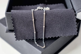 Truly Simple's Everyday Ball & Chain Bracelet - Water Resistant - Gold or Silver