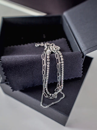 Truly Simple's Everyday Marilyn Bracelet - Water Resistant - Silver