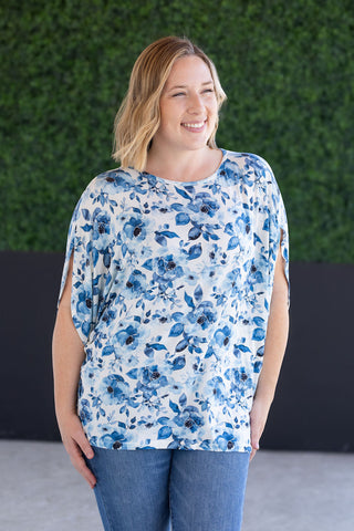 Sapphire Floral Dolman