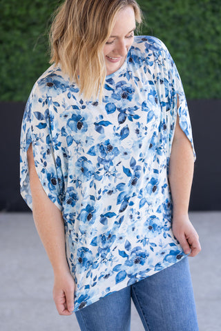 Sapphire Floral Dolman