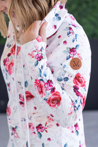 Pink Bloom Soft Funnel Neck