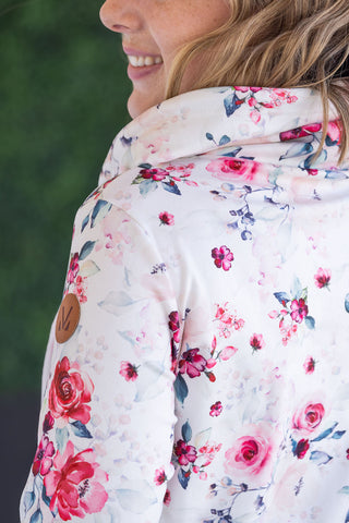 Pink Bloom Soft Funnel Neck