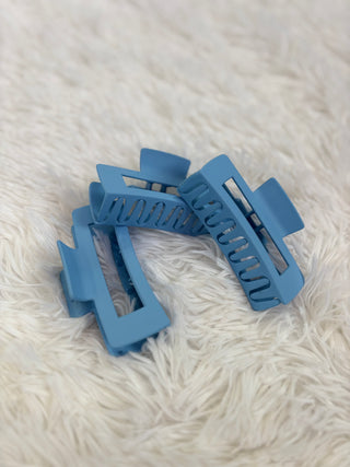 Sky Blue Claw Clip