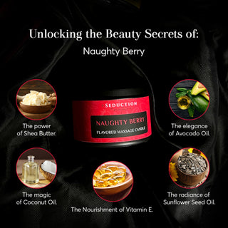 Naughty Berry Edible Massage Candle