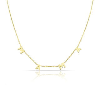 *Pre-Order* Mini Dover Name Necklace - Water Resistant - Gold & Silver