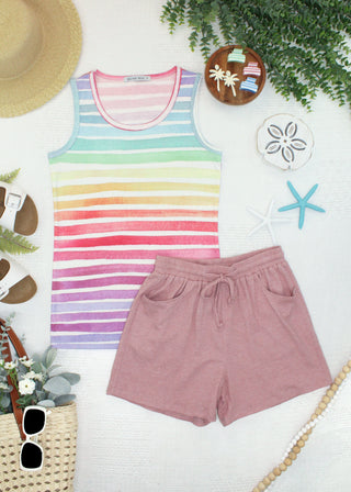 Rainbow Stripes Tank