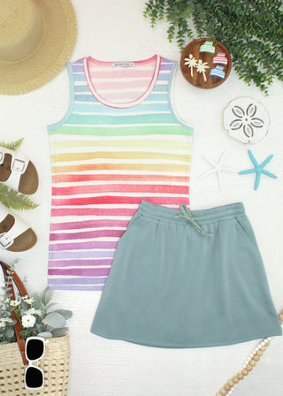 Rainbow Stripes Tank
