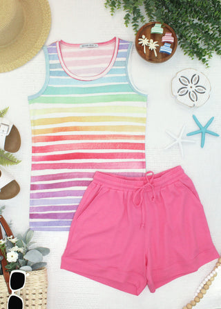 Rainbow Stripes Tank