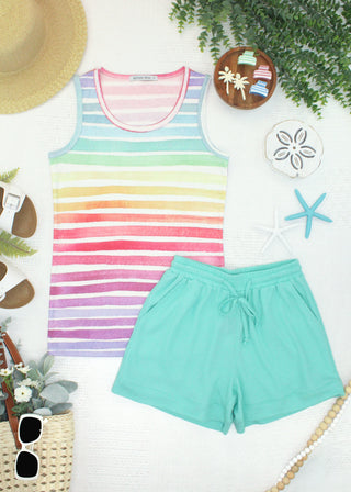 Rainbow Stripes Tank