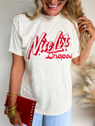 *Christmas Pre-Order Day 7* Nice List Drop Out Graphic Tee