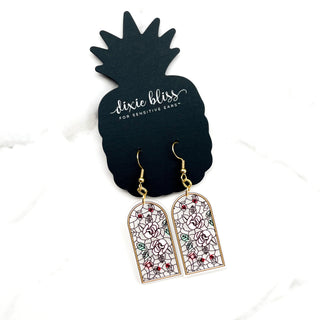 Behind the Glass Dangle Earrings