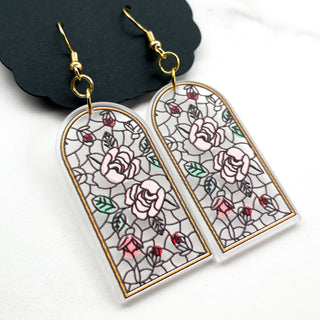 Behind the Glass Dangle Earrings