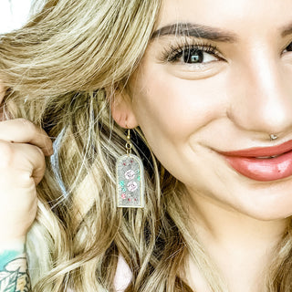 Behind the Glass Dangle Earrings