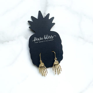 Skelly Hands Dangle Earrings