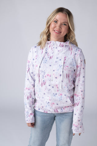 Wildflower Gardens Half Zip Hoodie