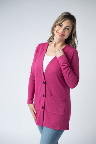 Hot Pink Cardigan