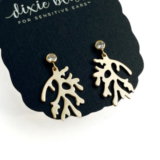 Coral Carries On Dangle Earrings