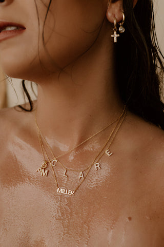 *Pre-Order* Cherish Multiple Name Necklace - Water Resistant - Gold & Silver
