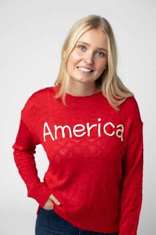 America Lightweight Sweater