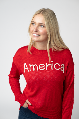 America Lightweight Sweater