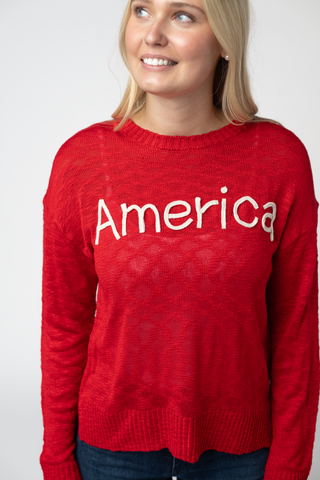 America Lightweight Sweater