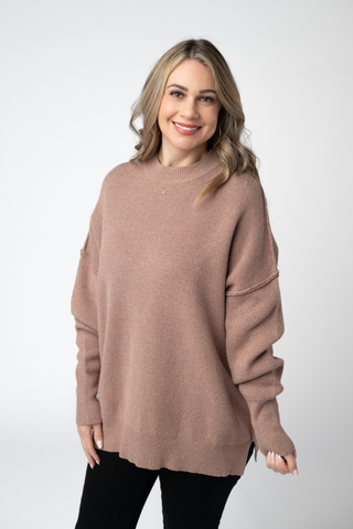 Rose Gold Cozy Sweater