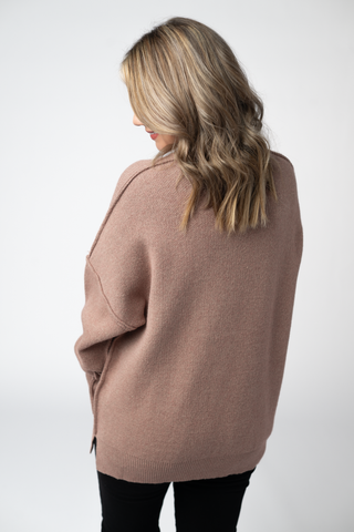 Rose Gold Cozy Sweater