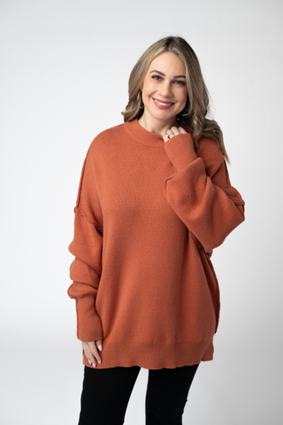 Pumpkin Spice Cozy Sweater