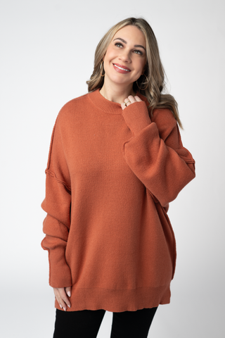 Pumpkin Spice Cozy Sweater