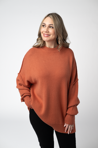 Pumpkin Spice Cozy Sweater