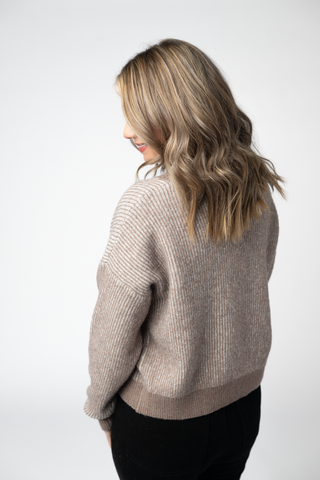 Mocha Cozy Crew Sweater