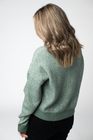 Sage Cozy Crew Sweater