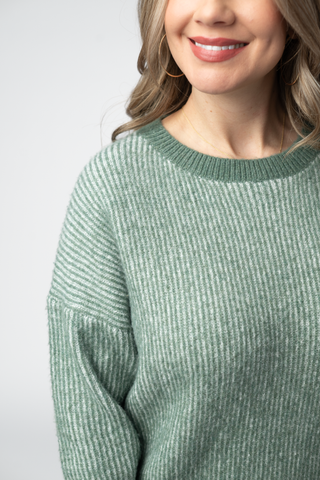 Sage Cozy Crew Sweater