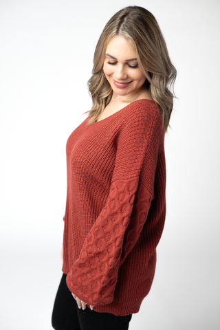 Brick Textured Sweater
