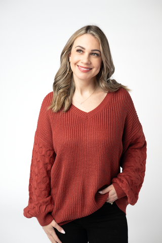 Brick Textured Sweater
