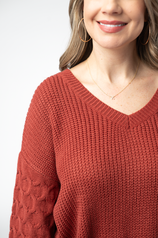 Brick Textured Sweater